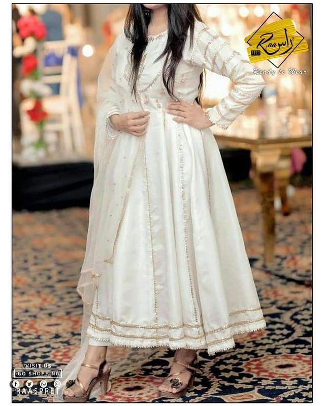 Pakistani White Bridal Dress - Etsy | White bridal dresses, Pakistani  bridal dresses, Pakistani wedding dresses